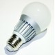 Светодиодная лампа LEDcraft Стандартная колба Е27  5 Ватт Холодный белый